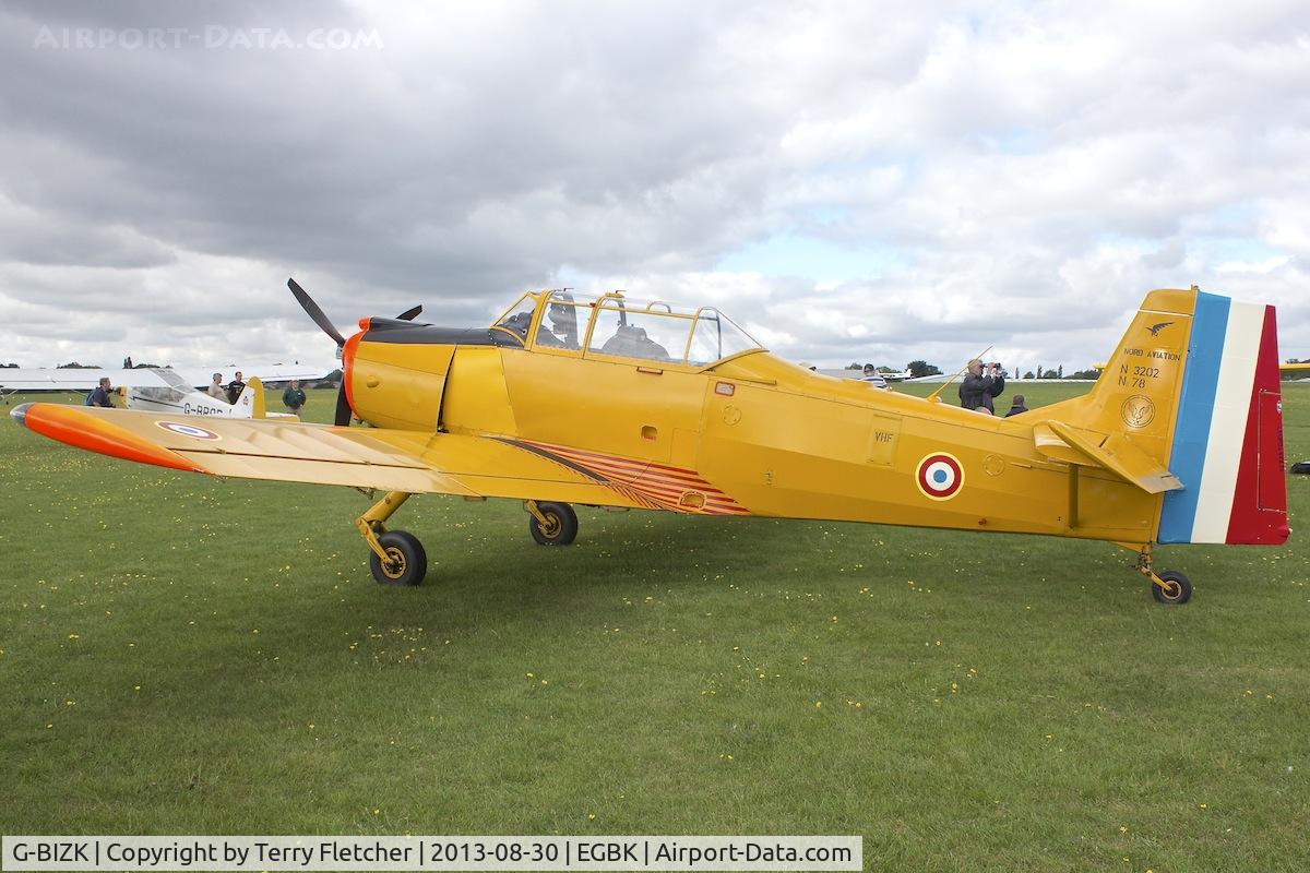 G-BIZK, 1962 Nord N3202B-1 Master C/N 78, Attended the 2013 Light Aircraft Association Rally at Sywell in the UK