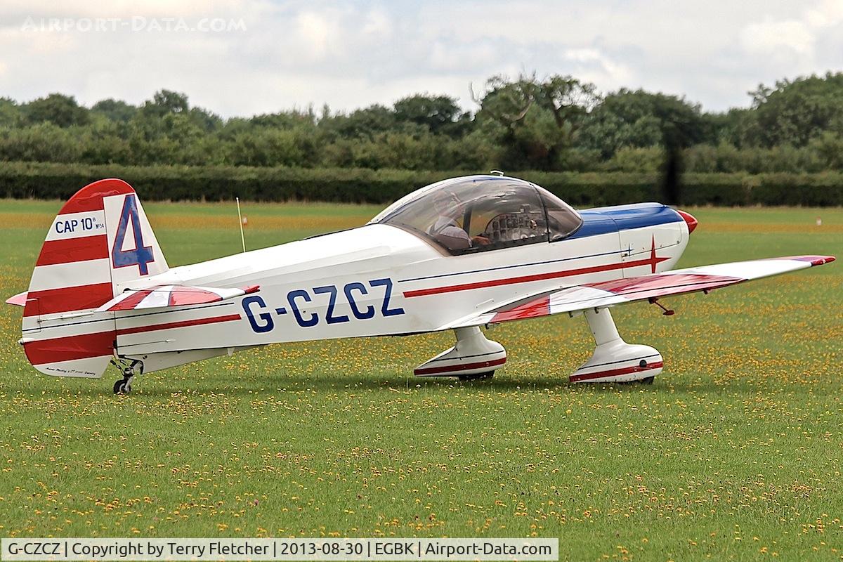 G-CZCZ, 1972 Mudry CAP-10B C/N 54, Attended the 2013 Light Aircraft Association Rally at Sywell in the UK