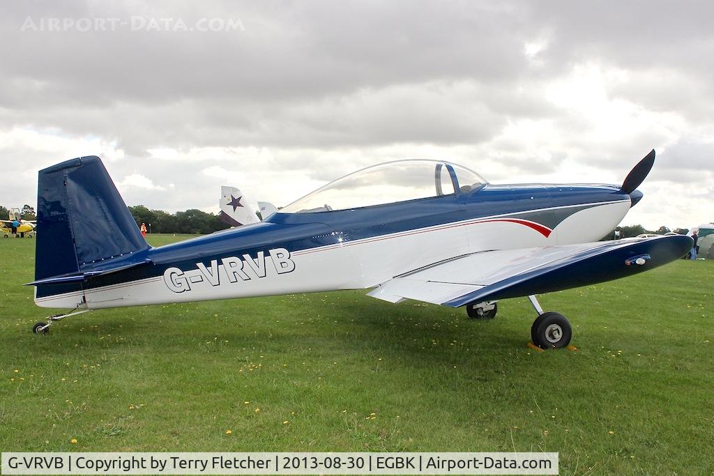 G-VRVB, 2009 Vans RV-8 C/N PFA303-14466, Attended the 2013 Light Aircraft Association Rally at Sywell in the UK