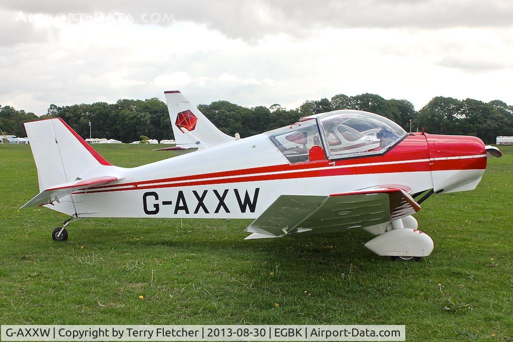 G-AXXW, 1957 SAN Jodel D-117 C/N 632, Attended the 2013 Light Aircraft Association Rally at Sywell in the UK