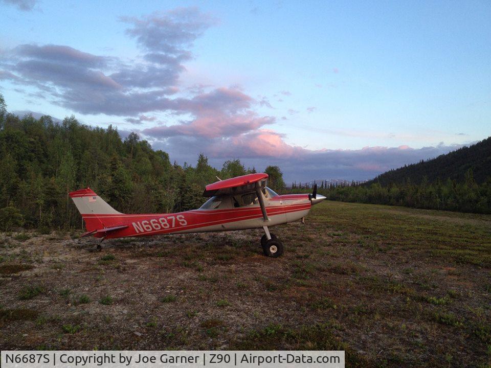 N6687S, 1967 Cessna 150H C/N 15067487, Located in Healy, AK
