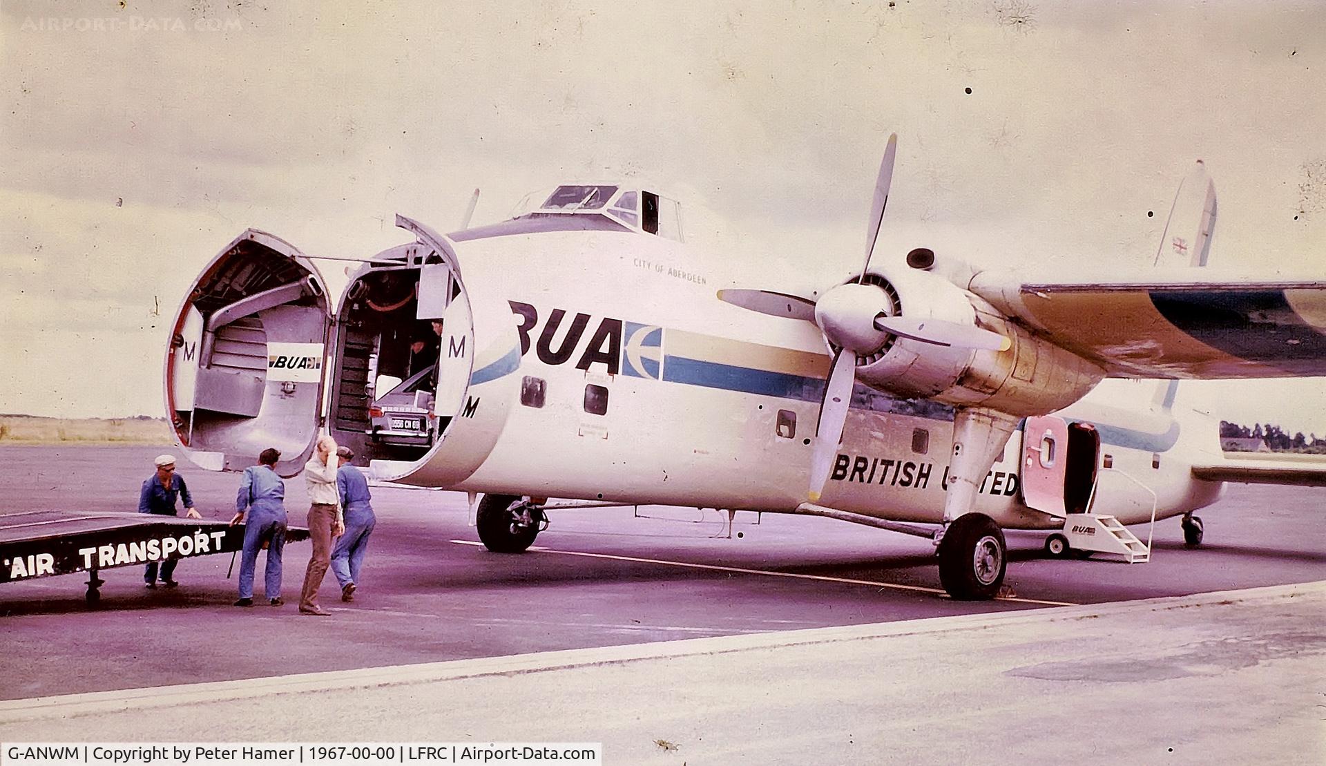 G-ANWM, Bristol 170 Freighter Mk.32 C/N 13261, Arrival from Guernsey
