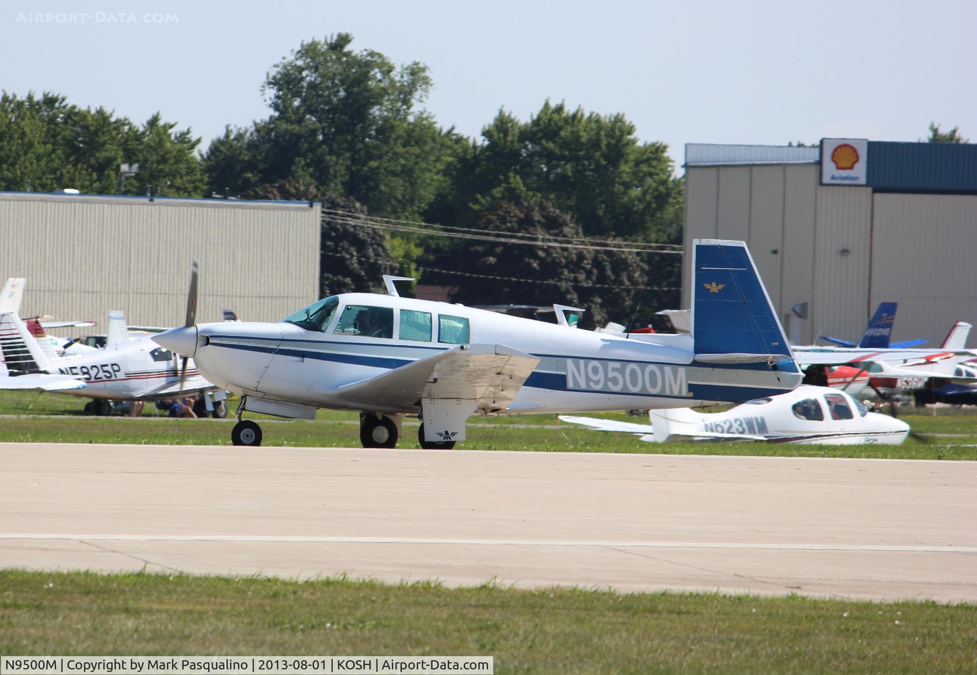 N9500M, 1967 Mooney M20F Executive C/N 670258, Mooney M20F