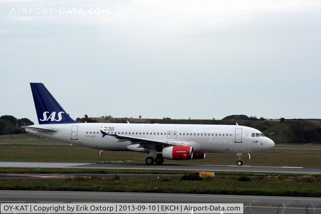 OY-KAT, 2007 Airbus A320-232 C/N 3192, OY-KAT on it first day of Commercial services for SAS