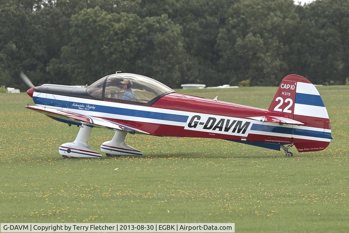 G-DAVM, 1998 Mudry CAP-10B C/N 278, At the 2013 Light Aircraft Association Rally at Sywell in the UK