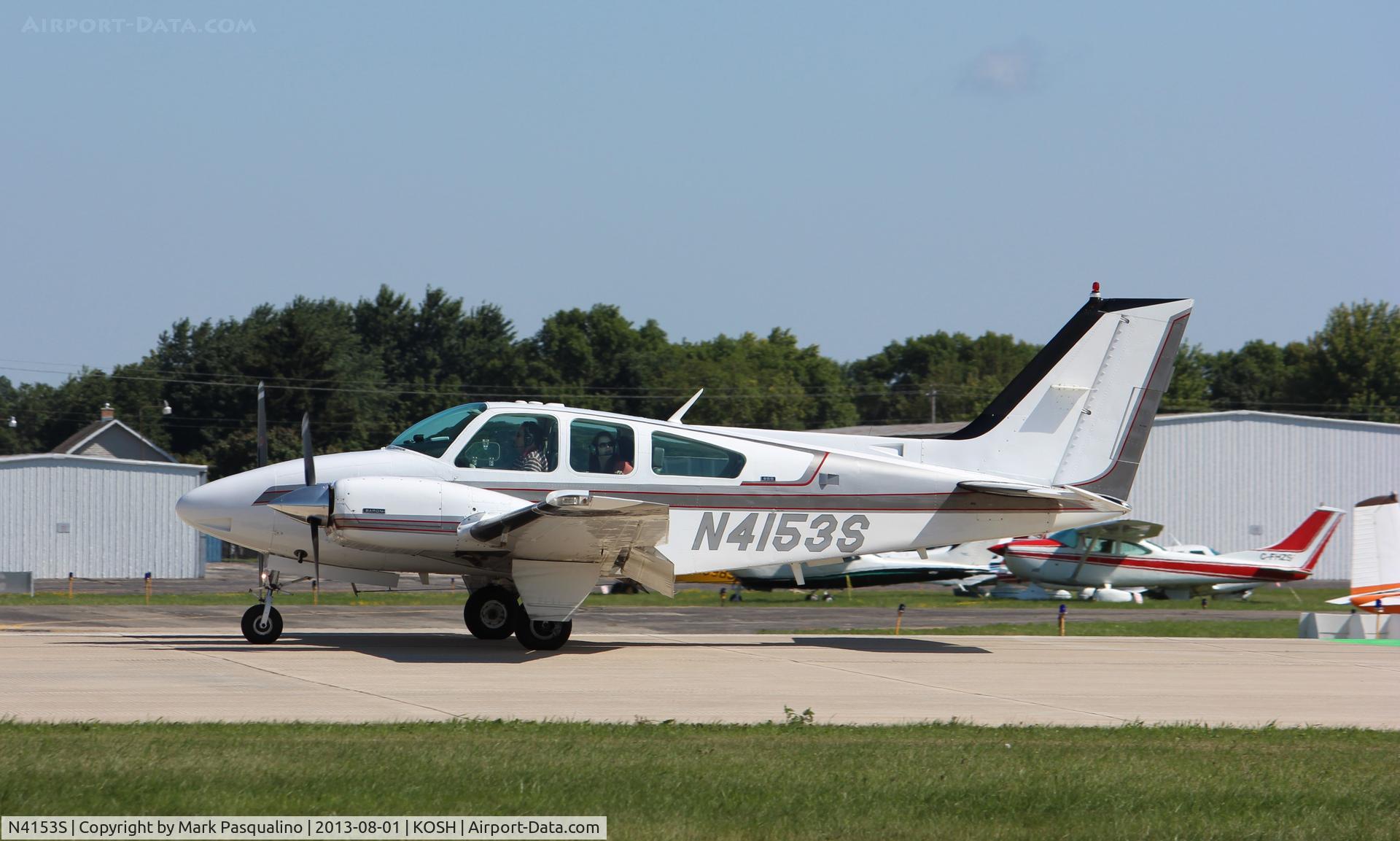 N4153S, 1975 Beech 95-B55 (T42A) Baron C/N TC-1871, Beech B55