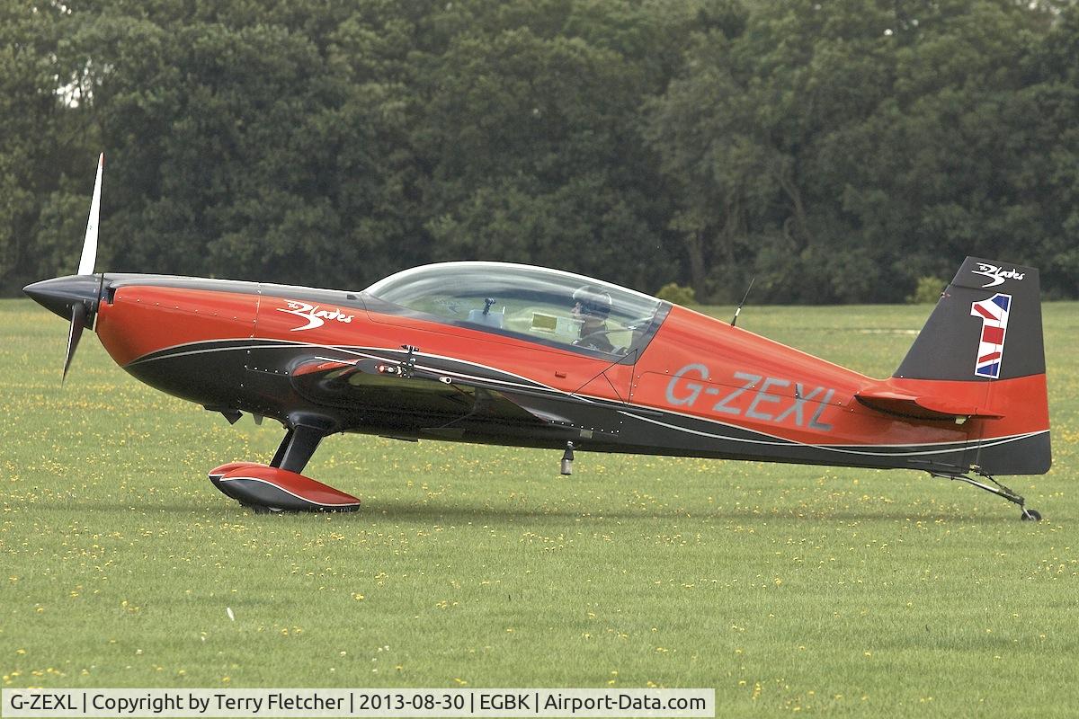 G-ZEXL, 2006 Extra EA-300L C/N 1225, At the 2013 Light Aircraft Association Rally at Sywell in the UK