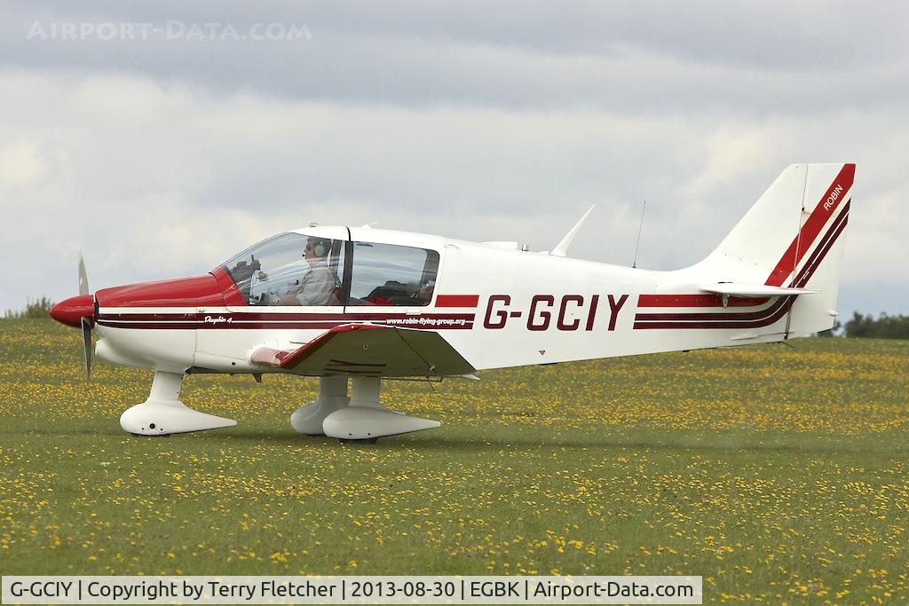 G-GCIY, 1980 Robin DR-400-140B Major C/N 1488, At the 2013 Light Aircraft Association Rally at Sywell in the UK