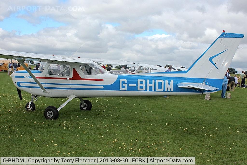 G-BHDM, 1979 Reims F152 C/N 1684, At the 2013 Light Aircraft Association Rally at Sywell in the UK