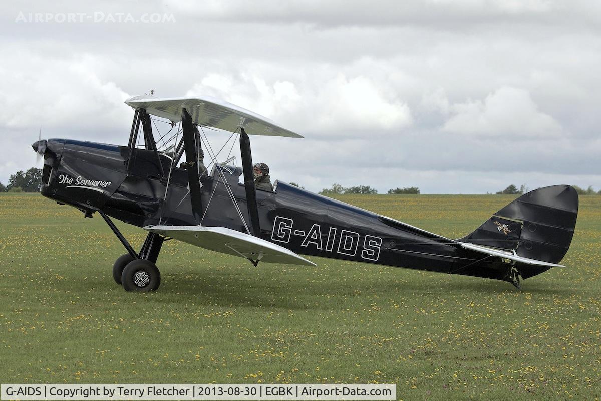 G-AIDS, 1941 De Havilland DH-82A Tiger Moth II C/N 84546, At the 2013 Light Aircraft Association Rally at Sywell in the UK