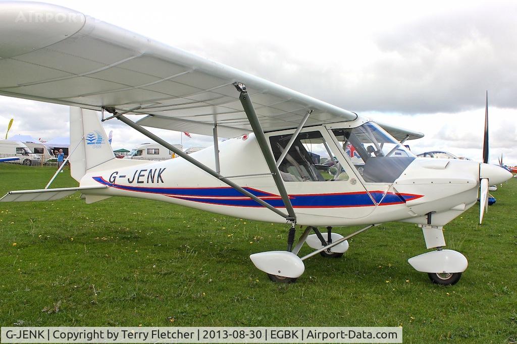 G-JENK, 2008 Comco Ikarus C42 FB80 C/N 0806-6978, At the 2013 Light Aircraft Association Rally at Sywell in the UK