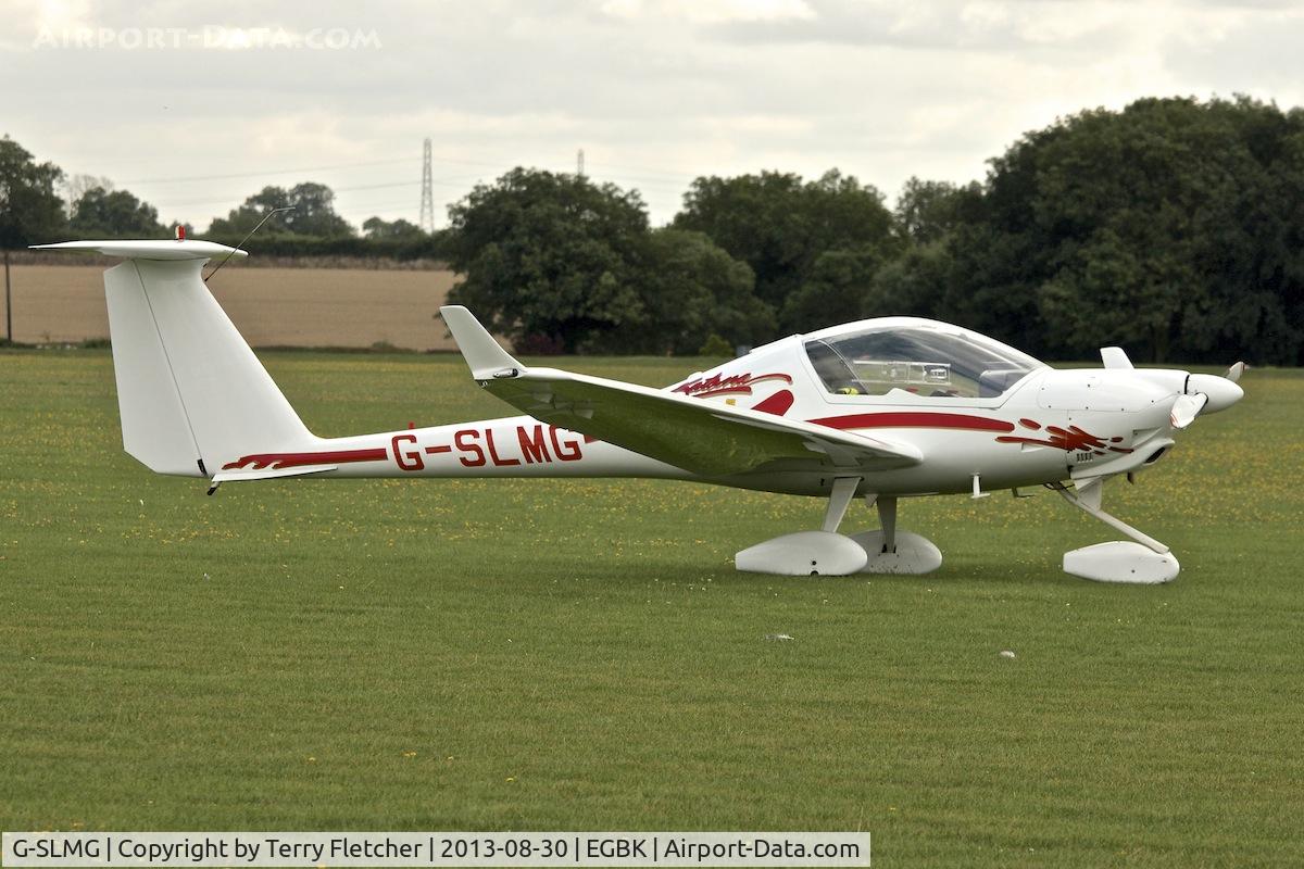 G-SLMG, 2003 Diamond HK-36TTC Super Dimona C/N 36.727, At the 2013 Light Aircraft Association Rally at Sywell in the UK
