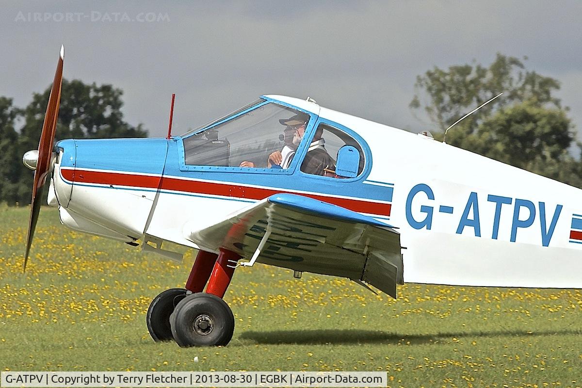 G-ATPV, 1959 Gardan Minicab (JB01 Standard) C/N JB-01, At the 2013 Light Aircraft Association Rally at Sywell in the UK