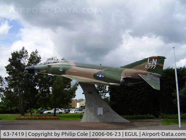 63-7419, 1963 McDonnell F-4C Phantom II C/N 355, Wings of Liberty Memorial Park