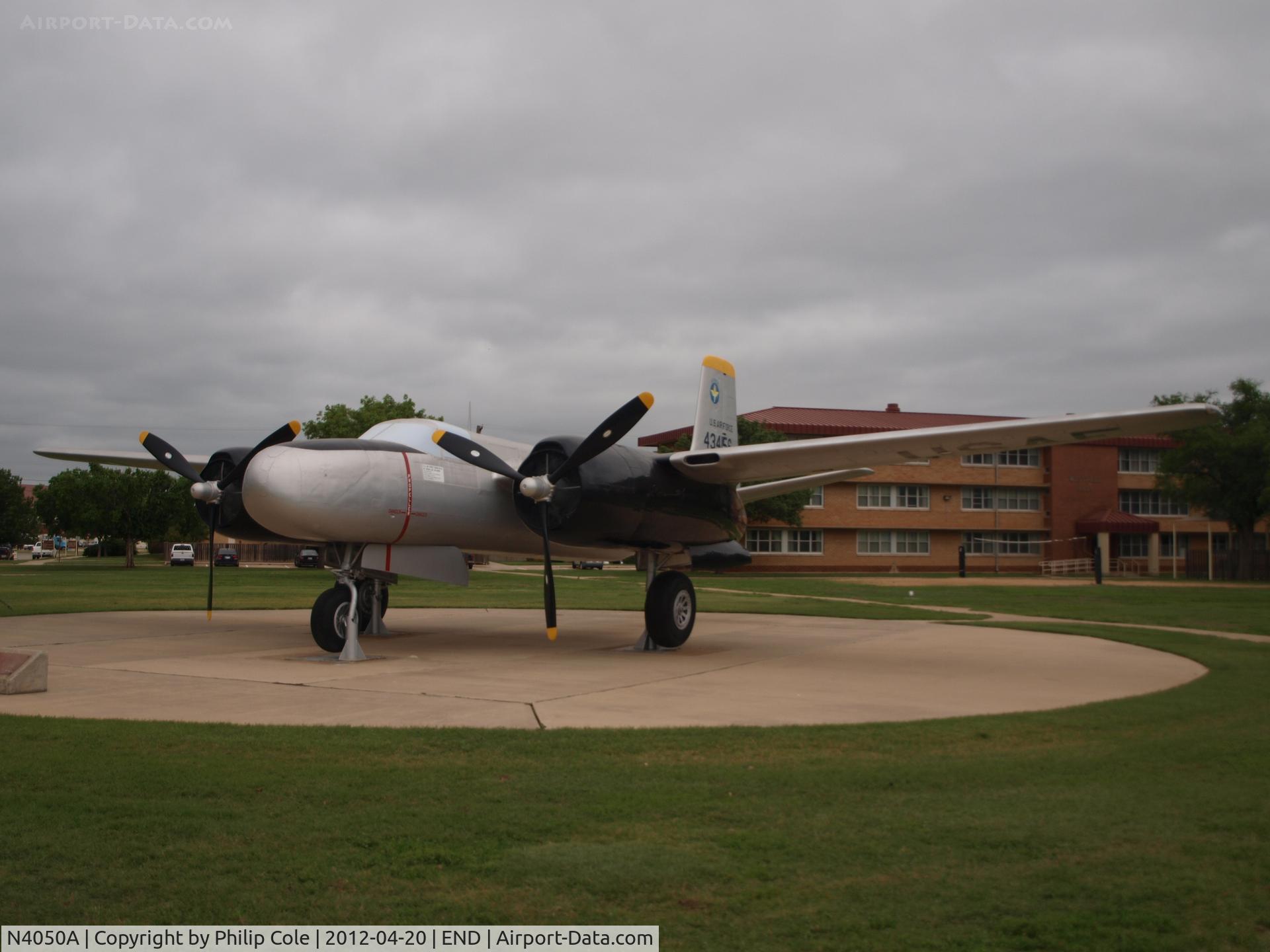 N4050A, 1943 Douglas A-26C Invader C/N 18670, Preserved on Base