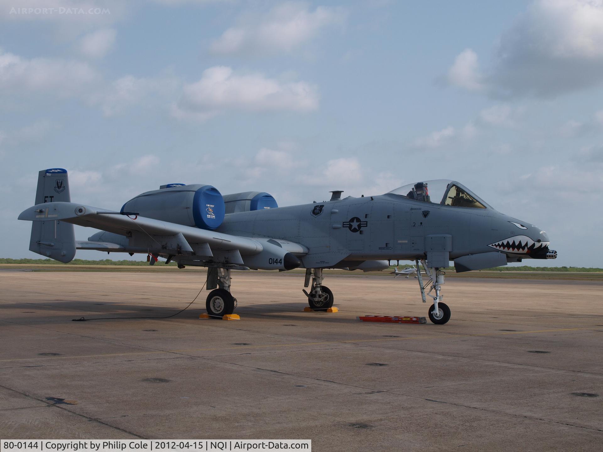 80-0144, 1980 Fairchild Republic A-10C Thunderbolt II C/N A10-0494, Kingsville NAS Airshow 2012