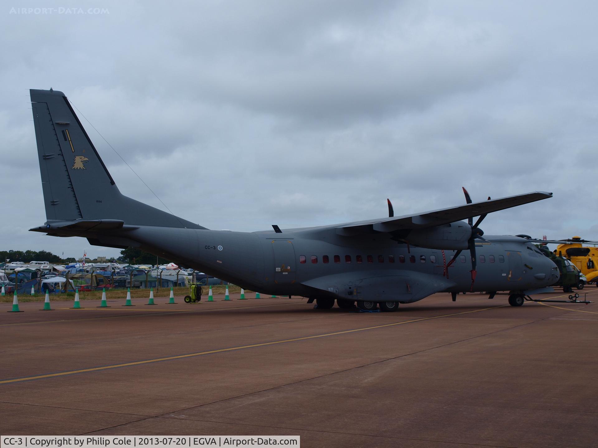 CC-3, 2011 CASA CN-295M C/N S-086, RIAT 2013