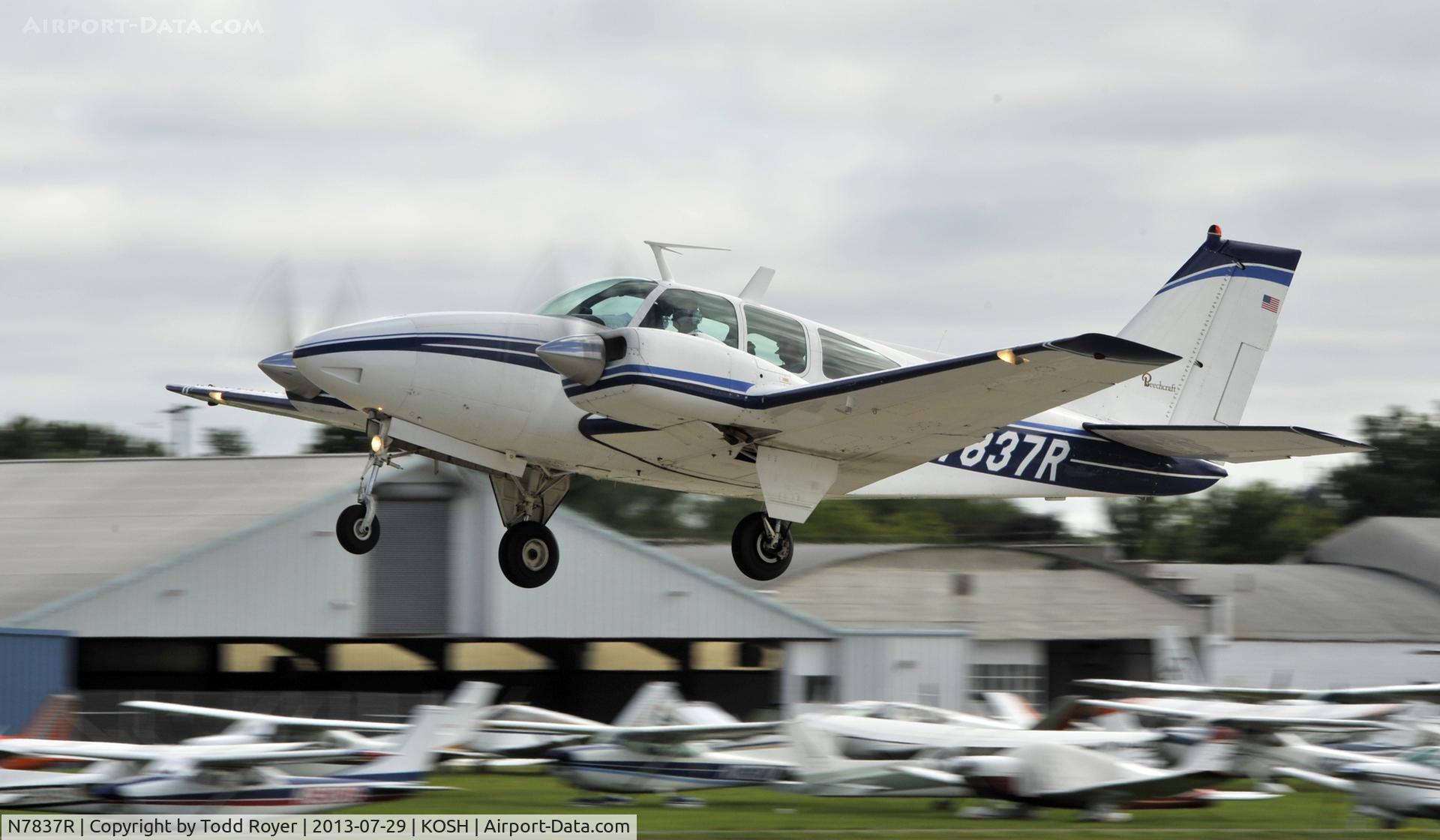 N7837R, 1969 Beech D55 Baron C/N TE-675, Airventure 2013