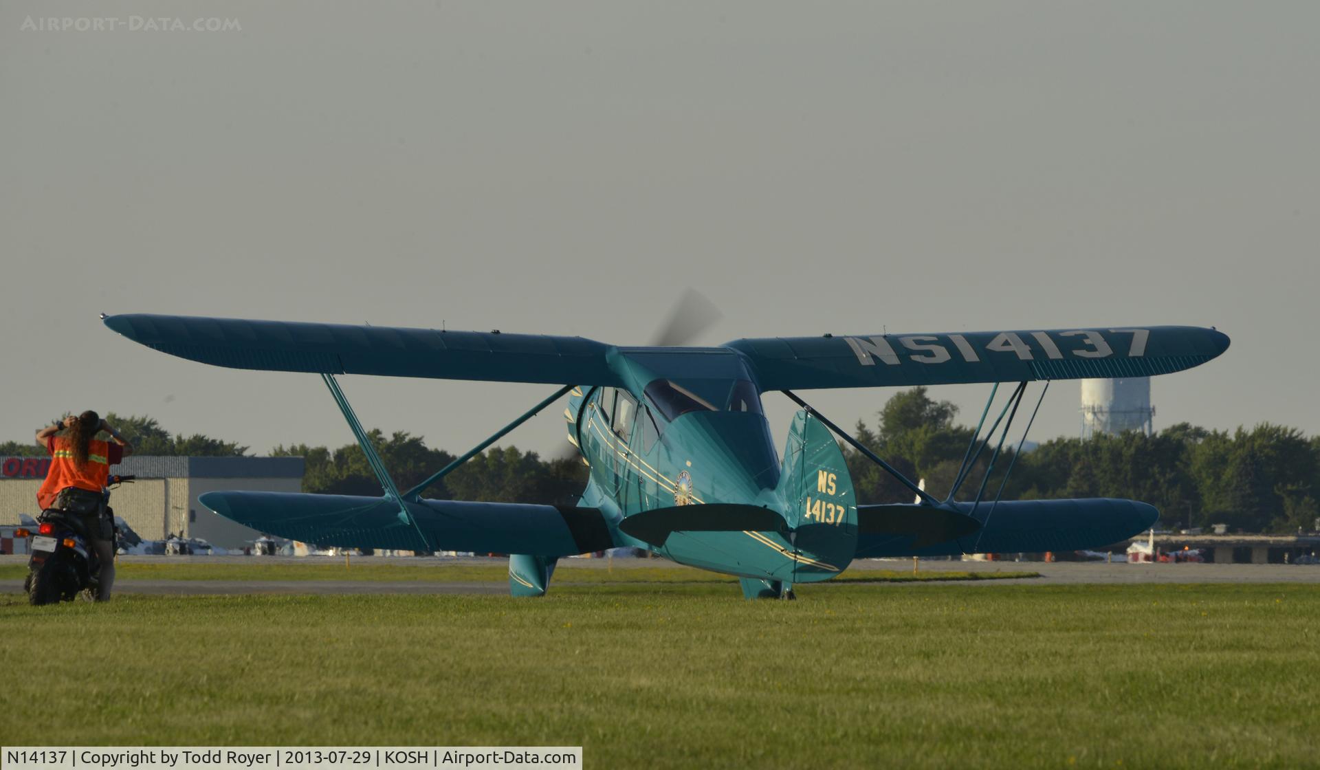 N14137, 1934 Waco YKC C/N 4223, Airventure 2013