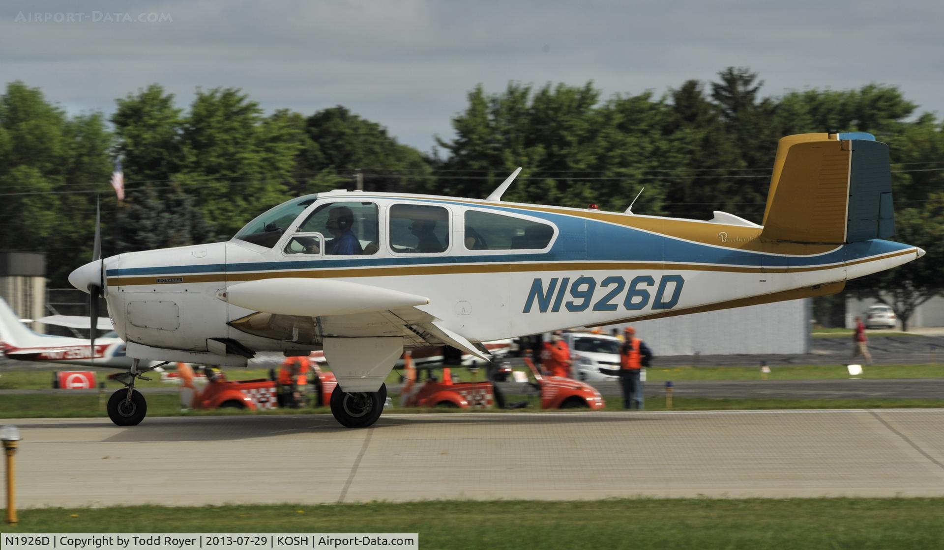 N1926D, 1956 Beech C35 Bonanza Bonanza C/N D-3198, Airventure 2013