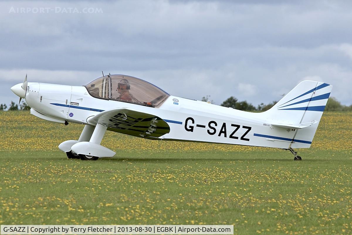 G-SAZZ, 2003 Piel CP-328 Super Emeraude C/N PFA 216-11940, At the 2013 LAA Rally at Sywell in the UK