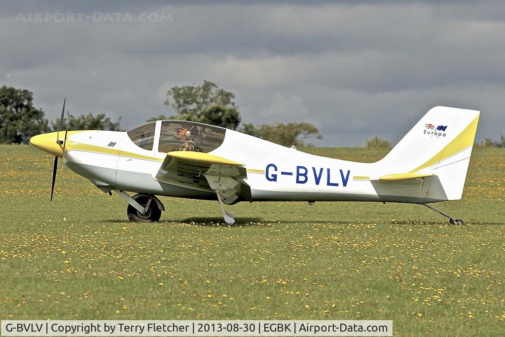 G-BVLV, 1996 Europa Monowheel C/N PFA 247-12585, At the 2013 LAA Rally at Sywell in the UK