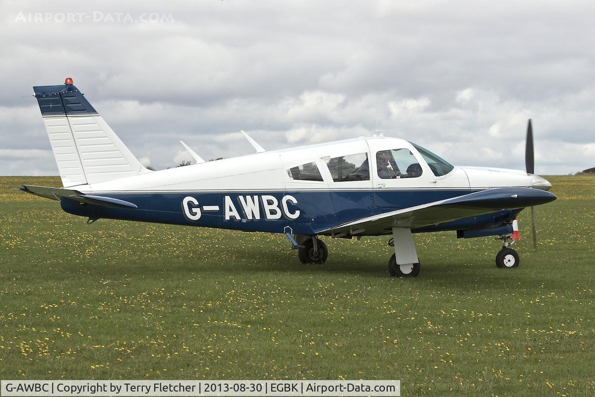 G-AWBC, 1968 Piper PA-28R-180 Cherokee Arrow C/N 28R-30572, At the 2013 LAA Rally at Sywell in the UK