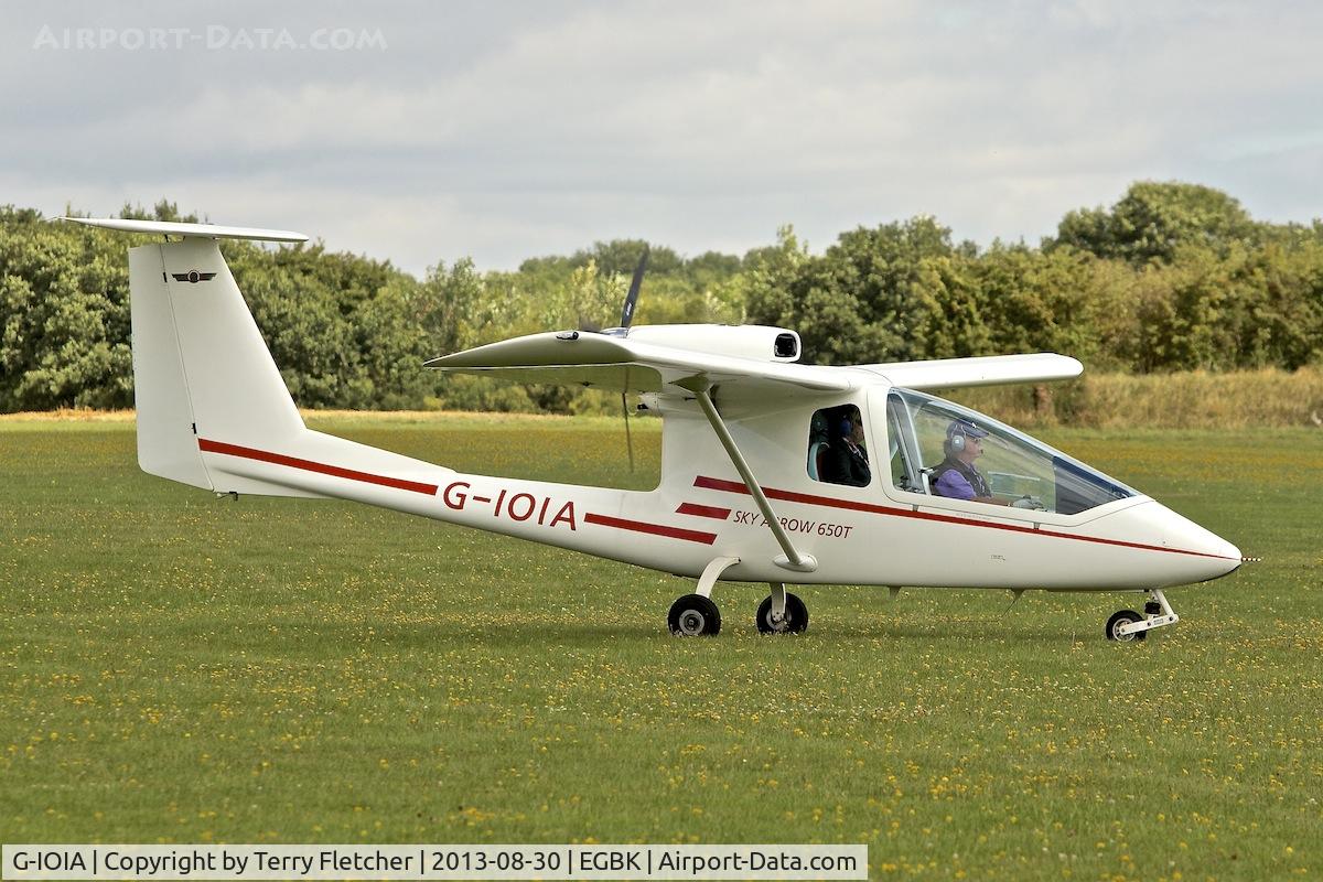 G-IOIA, 2003 Iniziative Industriali Italiane Sky Arrow 650T C/N PFA 298-14008, At the 2013 LAA Rally at Sywell in the UK