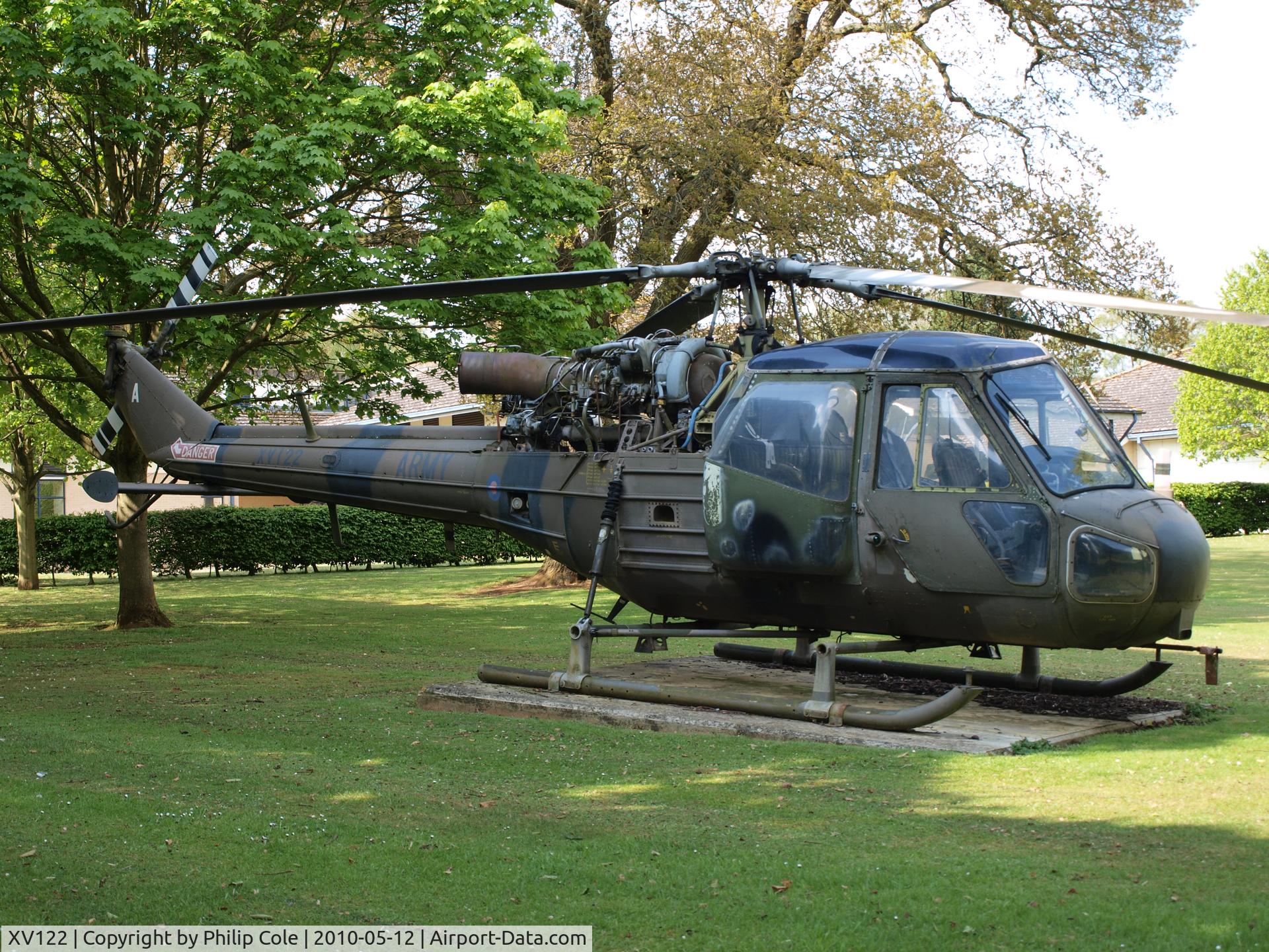 XV122, Westland Scout AH.1 C/N F9697, Defence Academy of the United Kingdom, Shrivenham