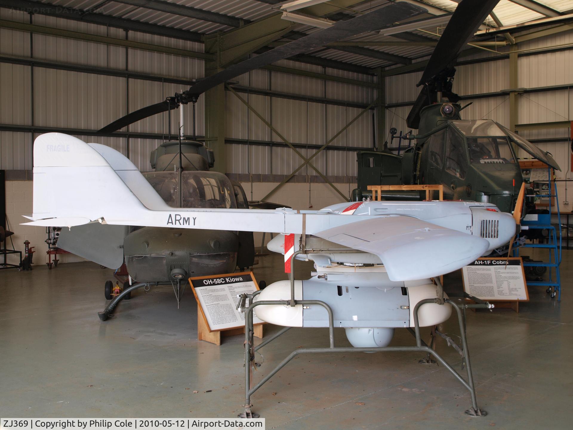 ZJ369, British Aerospace Phoenix UAV C/N ZJ369, Defence Academy of the United Kingdom, Shrivenham