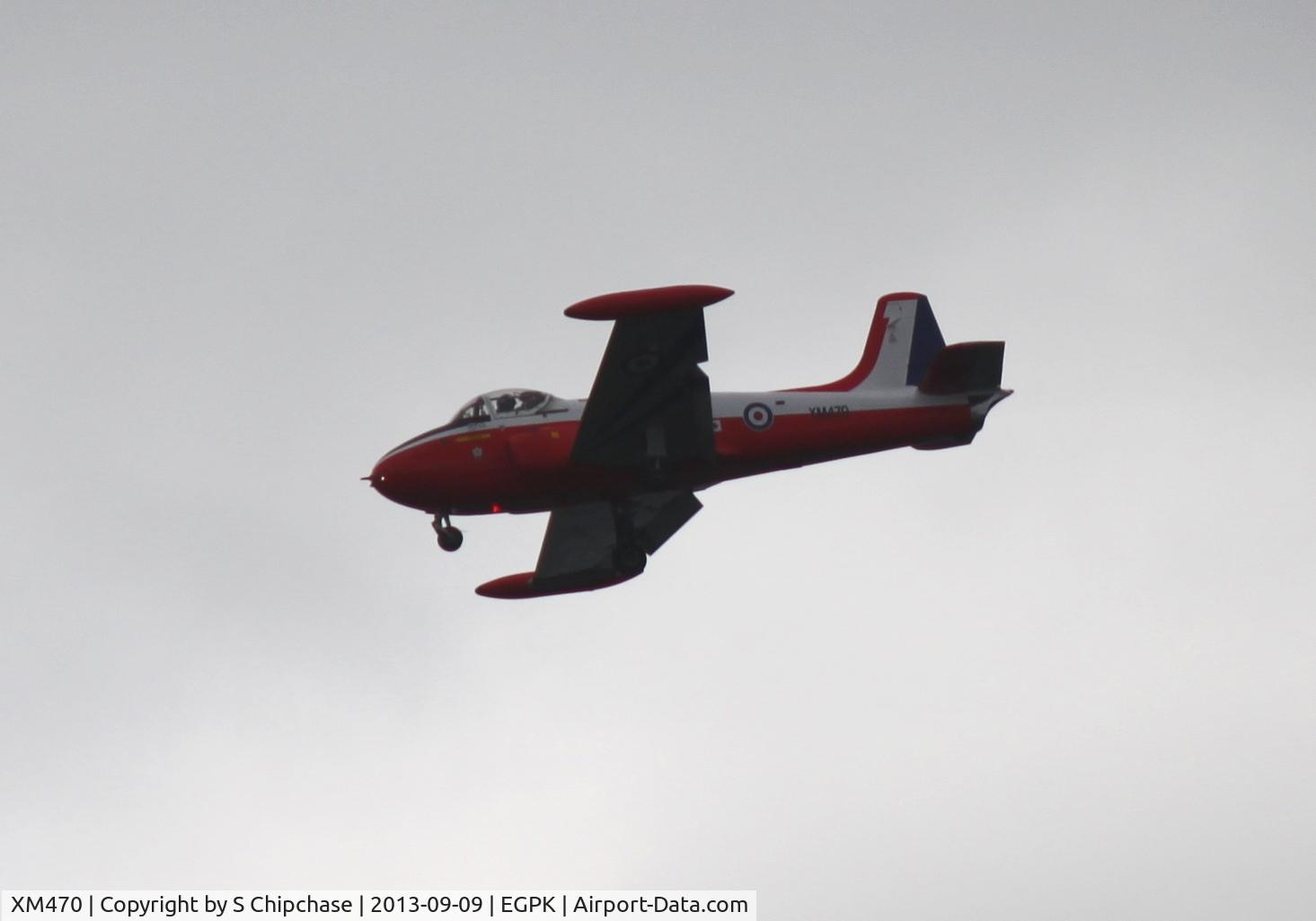 XM470, 1960 Hunting P-84 Jet Provost T.3A C/N PAC/W/9278, Prestwick airport 09.11.13