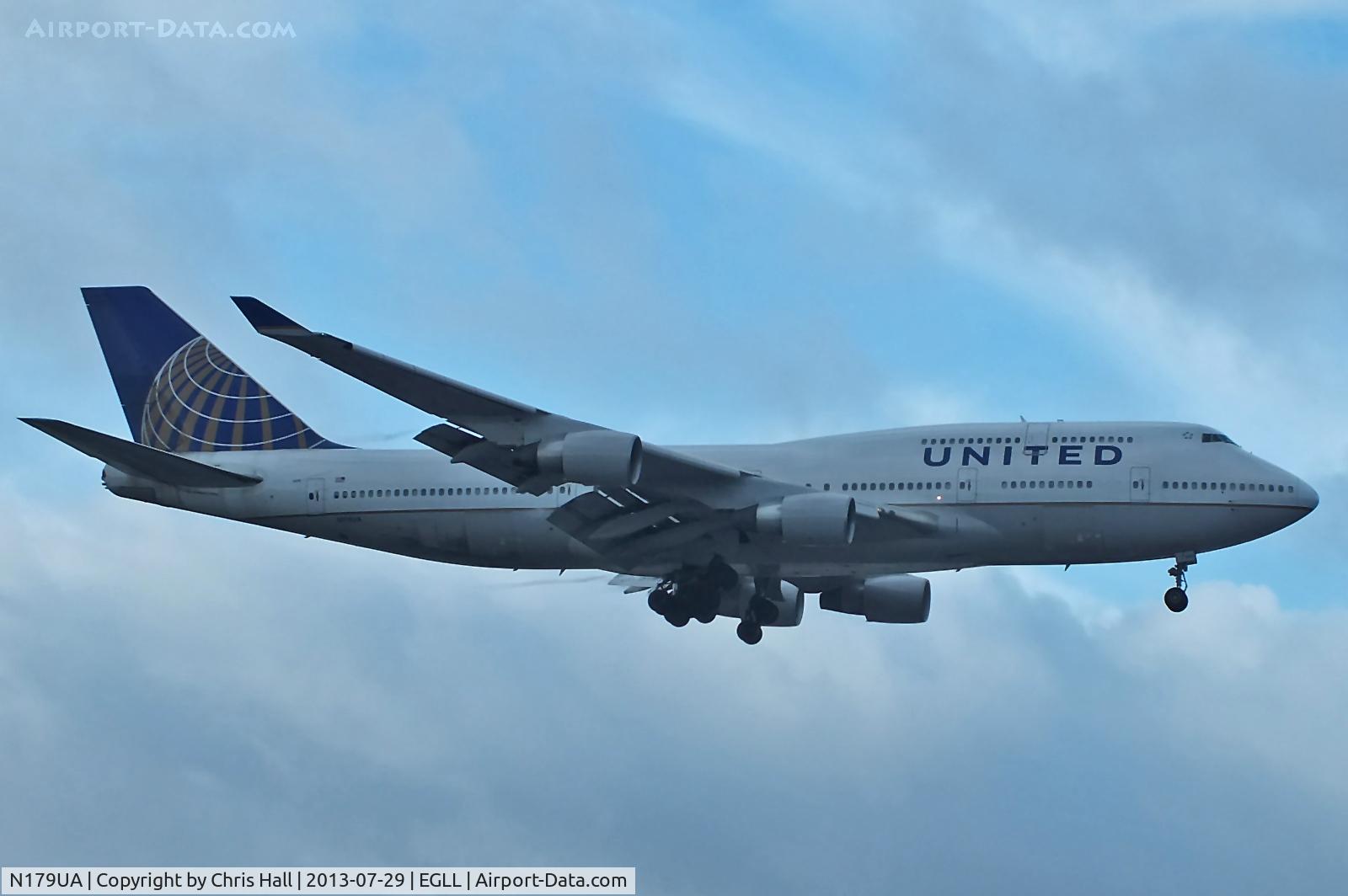 N179UA, 1991 Boeing 747-422 C/N 25158, United