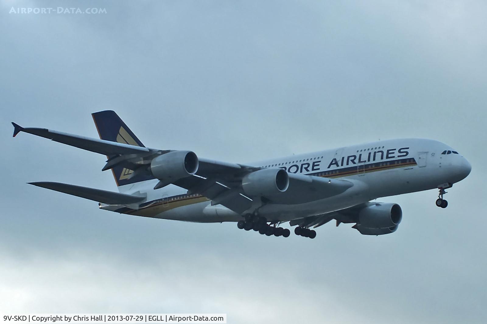9V-SKD, 2008 Airbus A380-841 C/N 008, Singapore Airlines