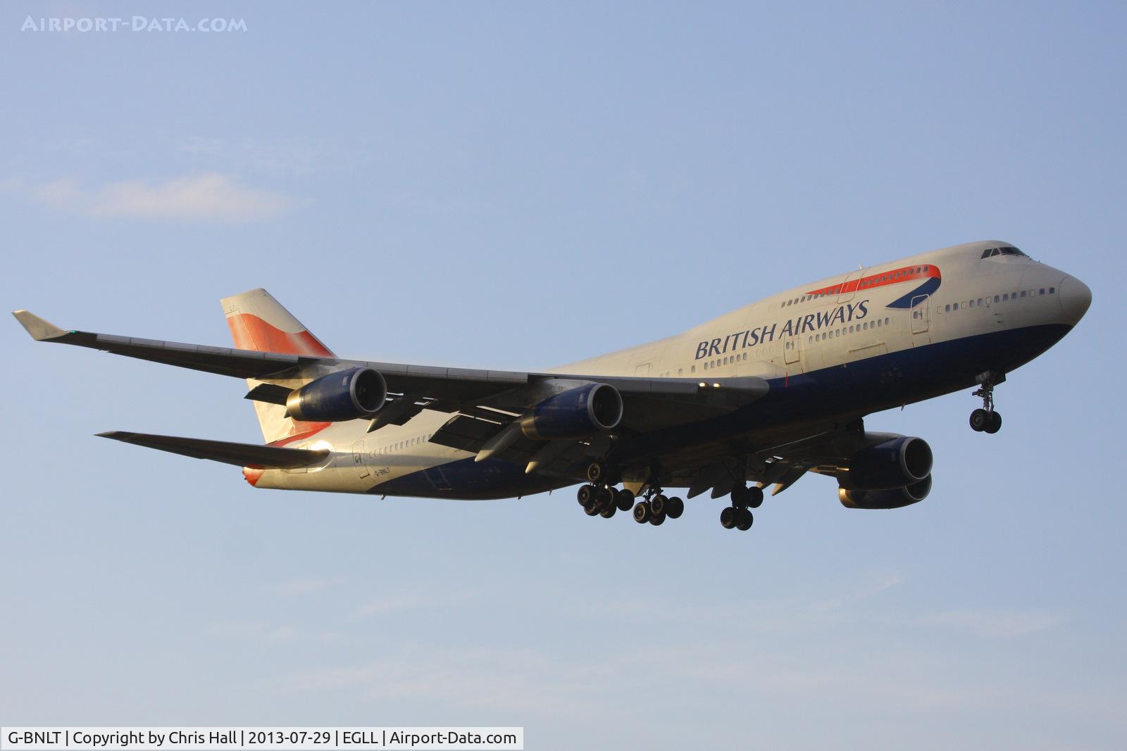 G-BNLT, 1991 Boeing 747-436 C/N 24630, British Airways