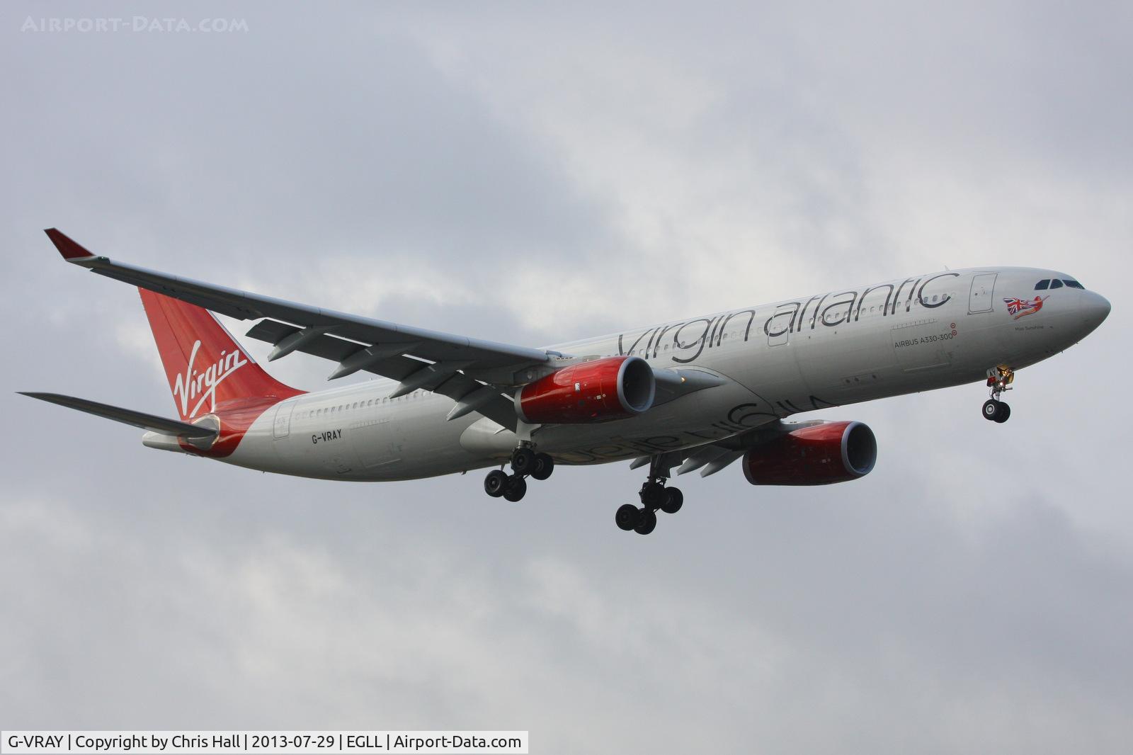 G-VRAY, 2012 Airbus A330-343X C/N 1296, Virgin Atlantic Airways