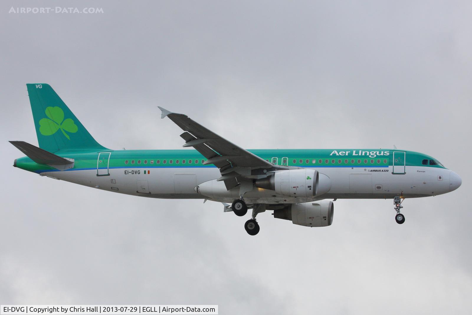 EI-DVG, 2007 Airbus A320-214 C/N 3318, Aer Lingus