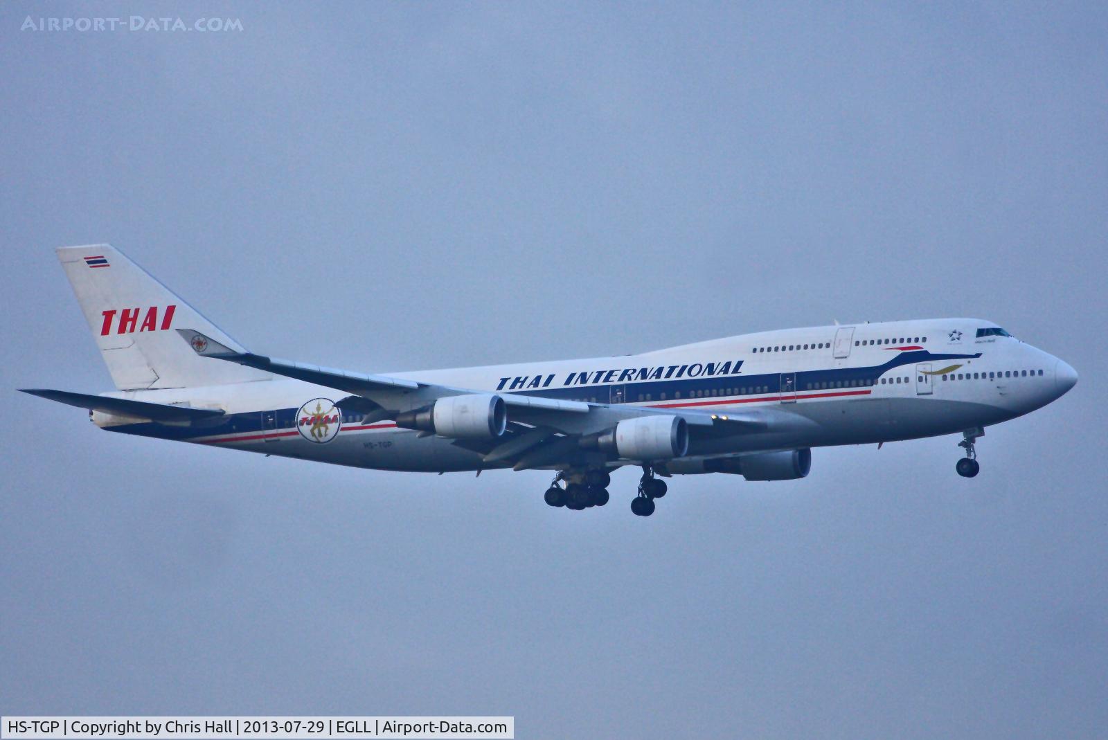 HS-TGP, 1994 Boeing 747-4D7 C/N 26610, Thai Airways International