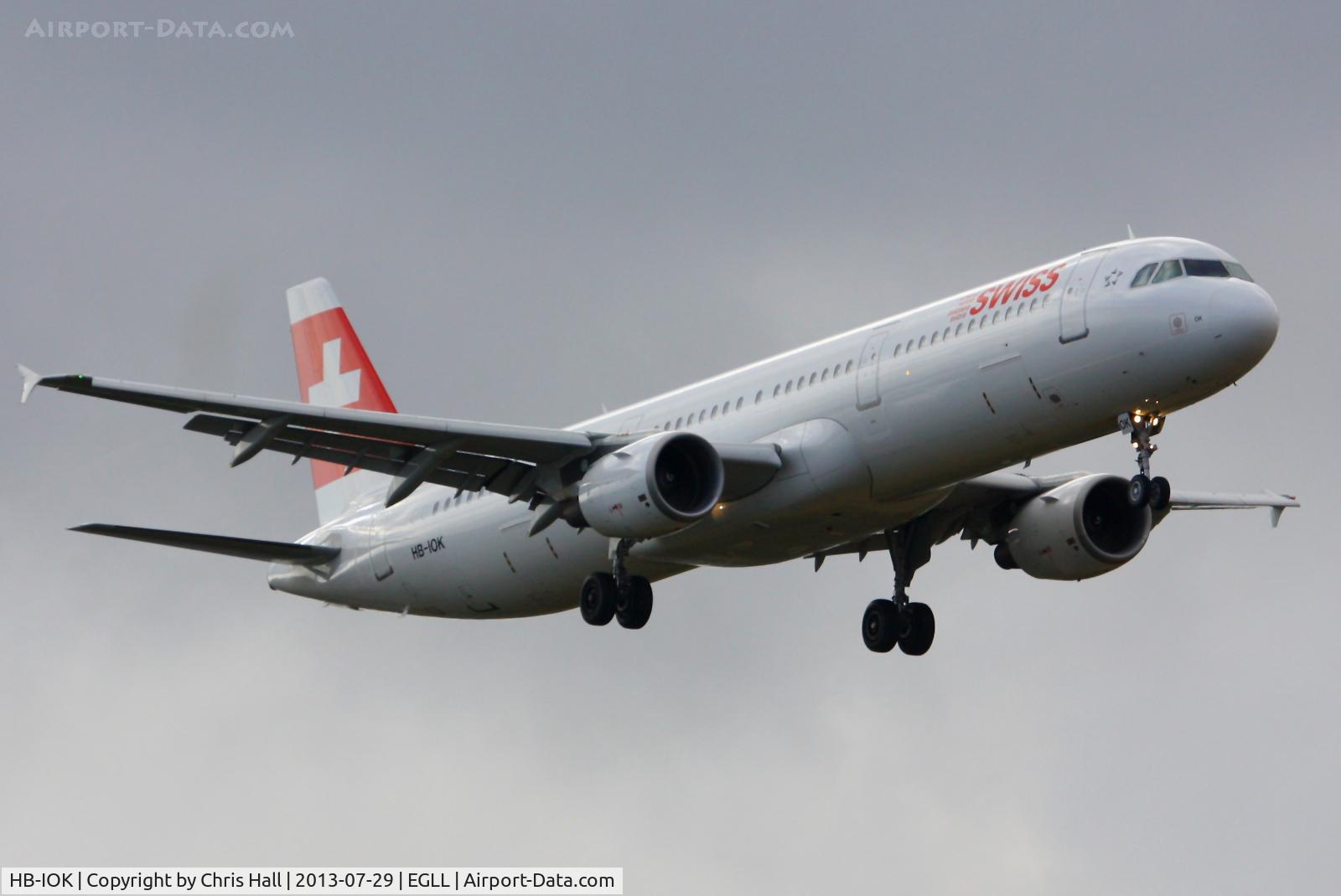 HB-IOK, 1999 Airbus A321-111 C/N 987, Swiss