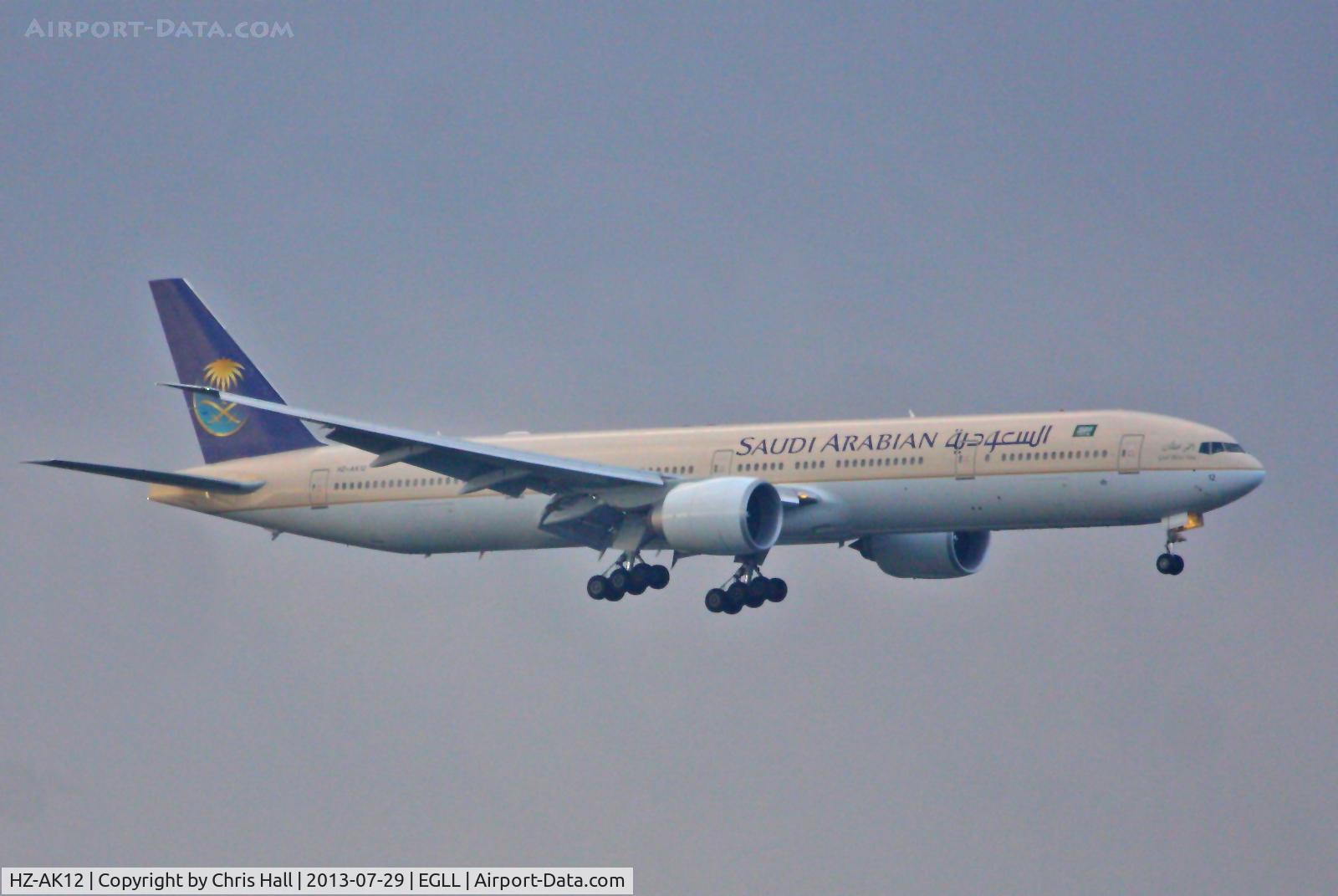 HZ-AK12, 2011 Boeing 777-368/ER C/N 41050, Saudi Arabian Airlines