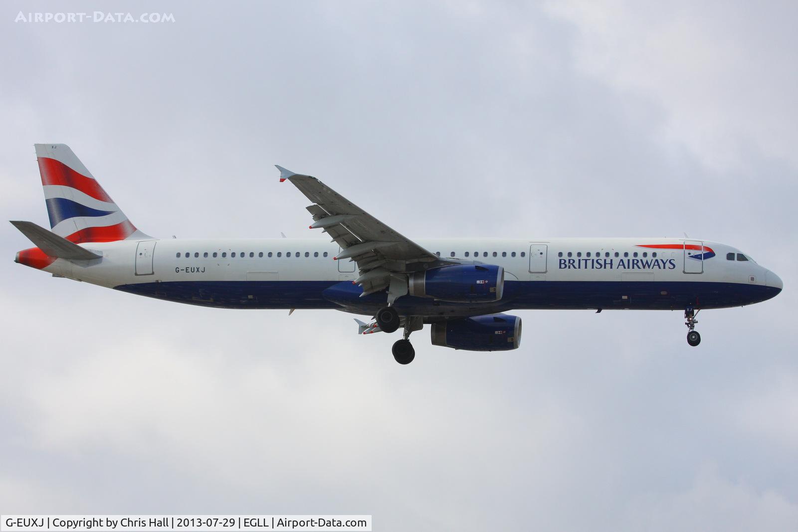 G-EUXJ, 2007 Airbus A321-231 C/N 3081, British Airways