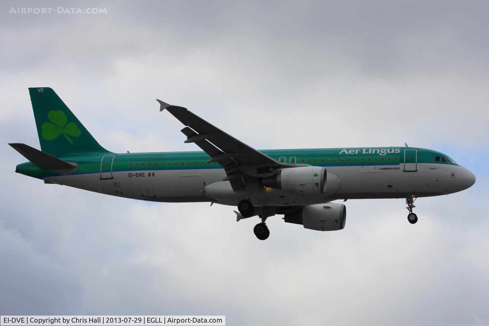 EI-DVE, 2007 Airbus A320-214 C/N 3219, Aer Lingus