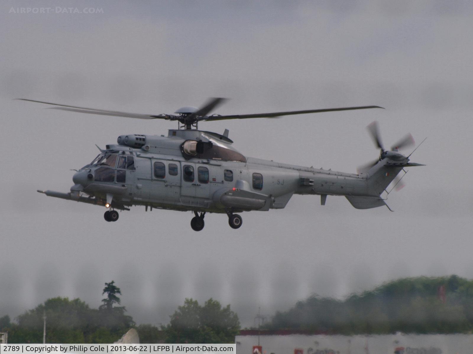 2789, 2013 Eurocopter EC-725R2 Caracal C/N 2789, Visitor to Paris trade show