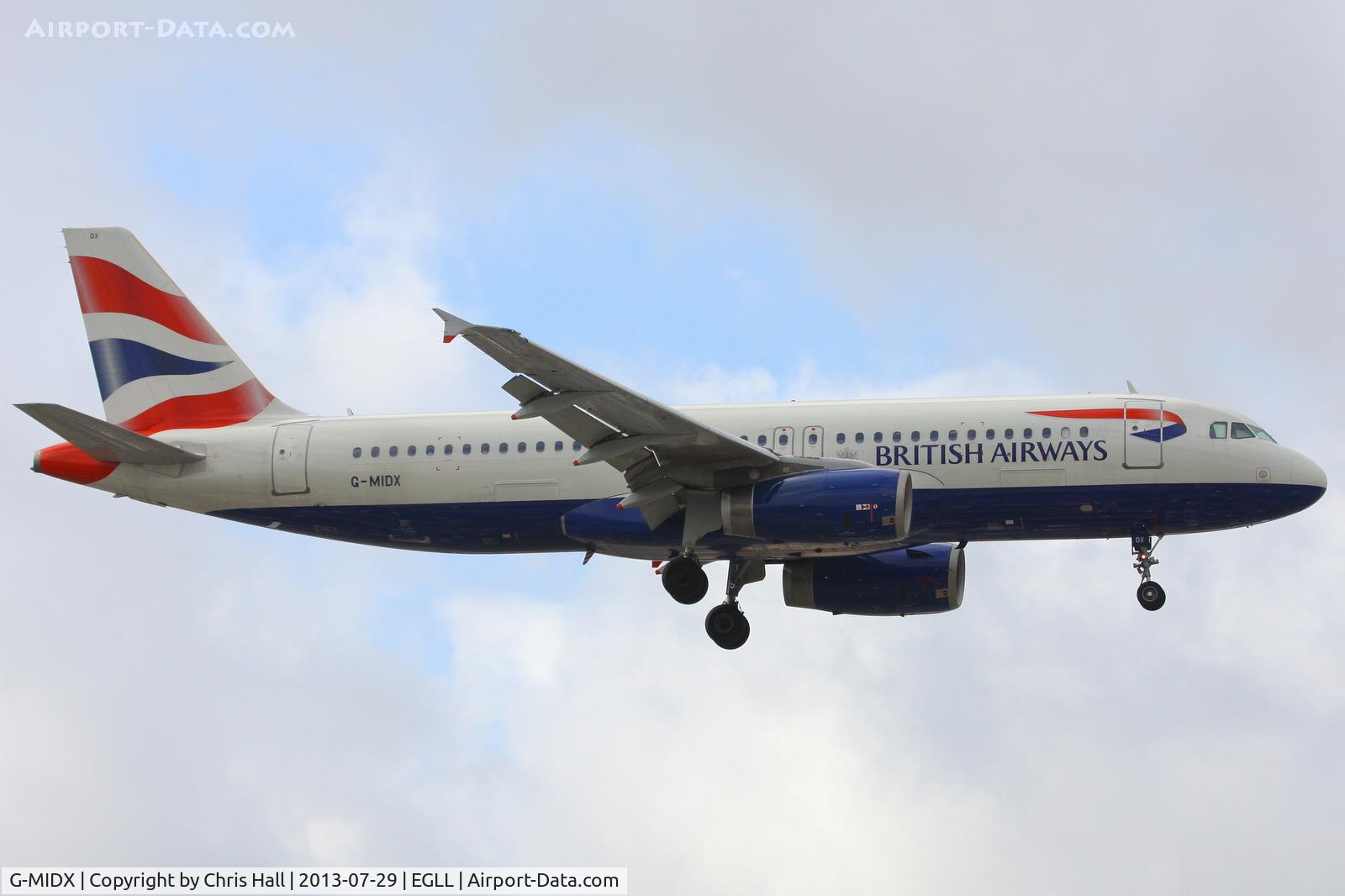 G-MIDX, 2000 Airbus A320-232 C/N 1177, British Airways