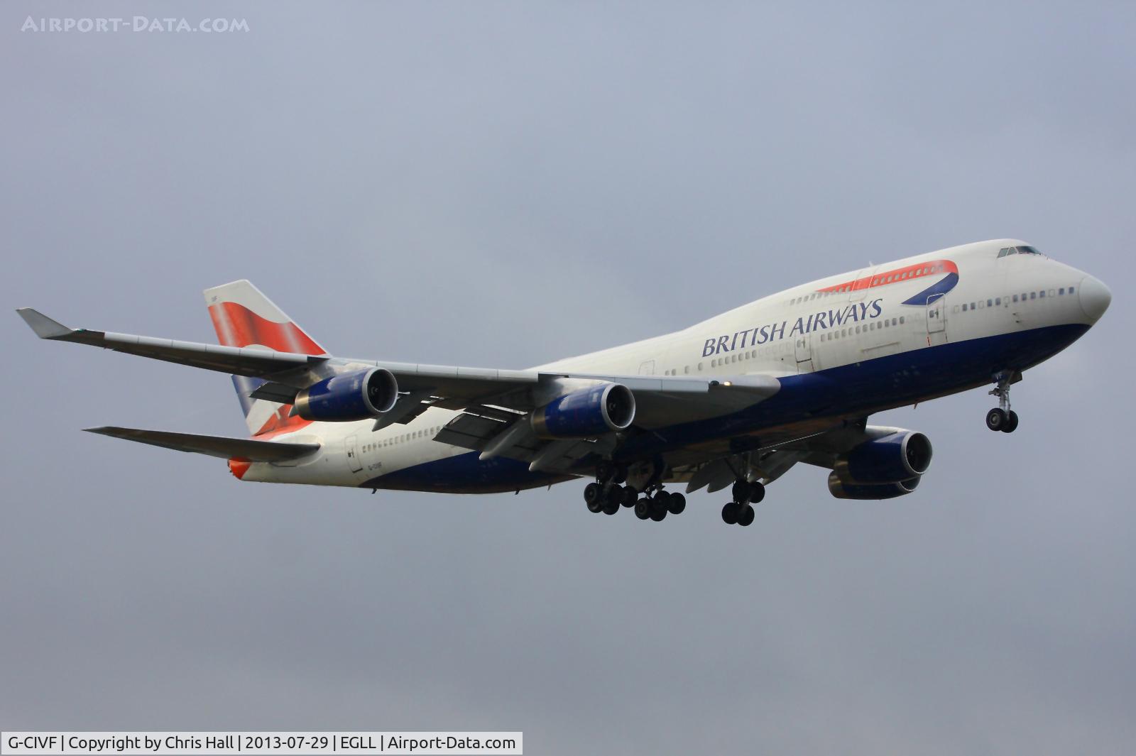 G-CIVF, 1995 Boeing 747-436 C/N 25434, British Airways