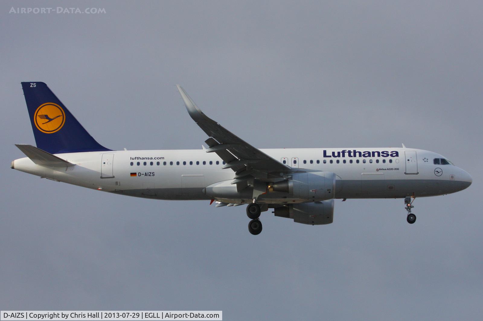 D-AIZS, 2013 Airbus A320-214 C/N 5557, Lufthansa