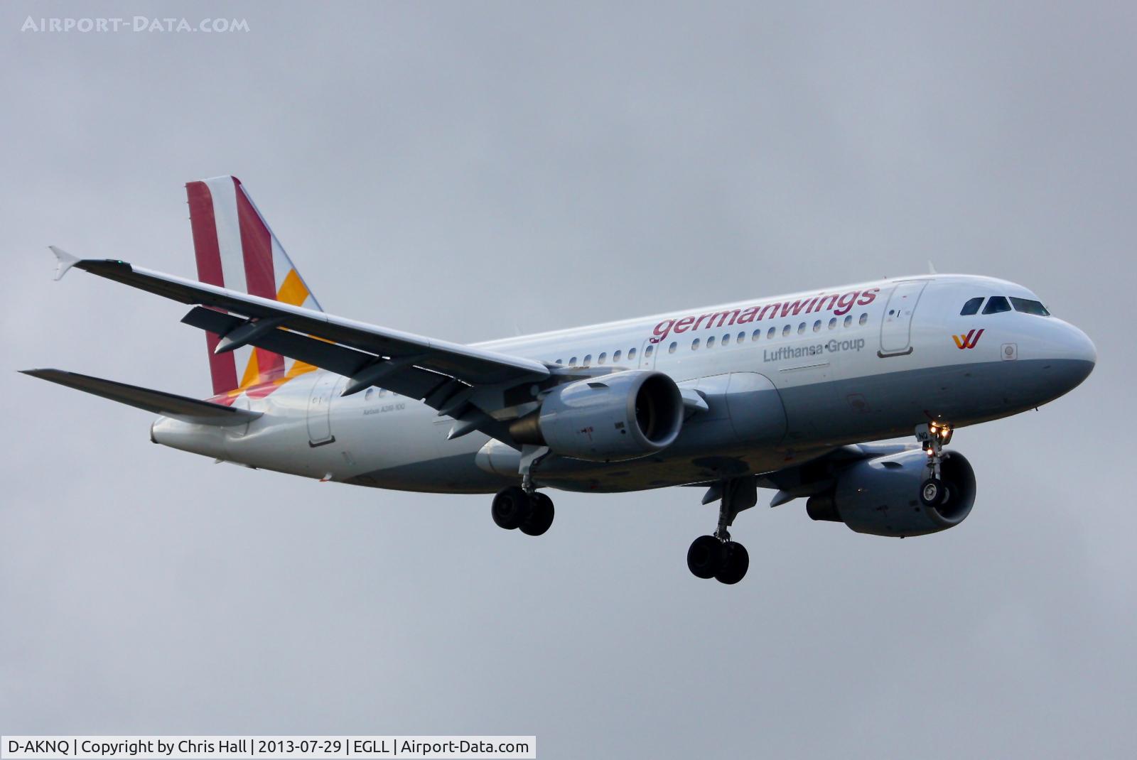 D-AKNQ, 2000 Airbus A319-112 C/N 1170, Germanwings