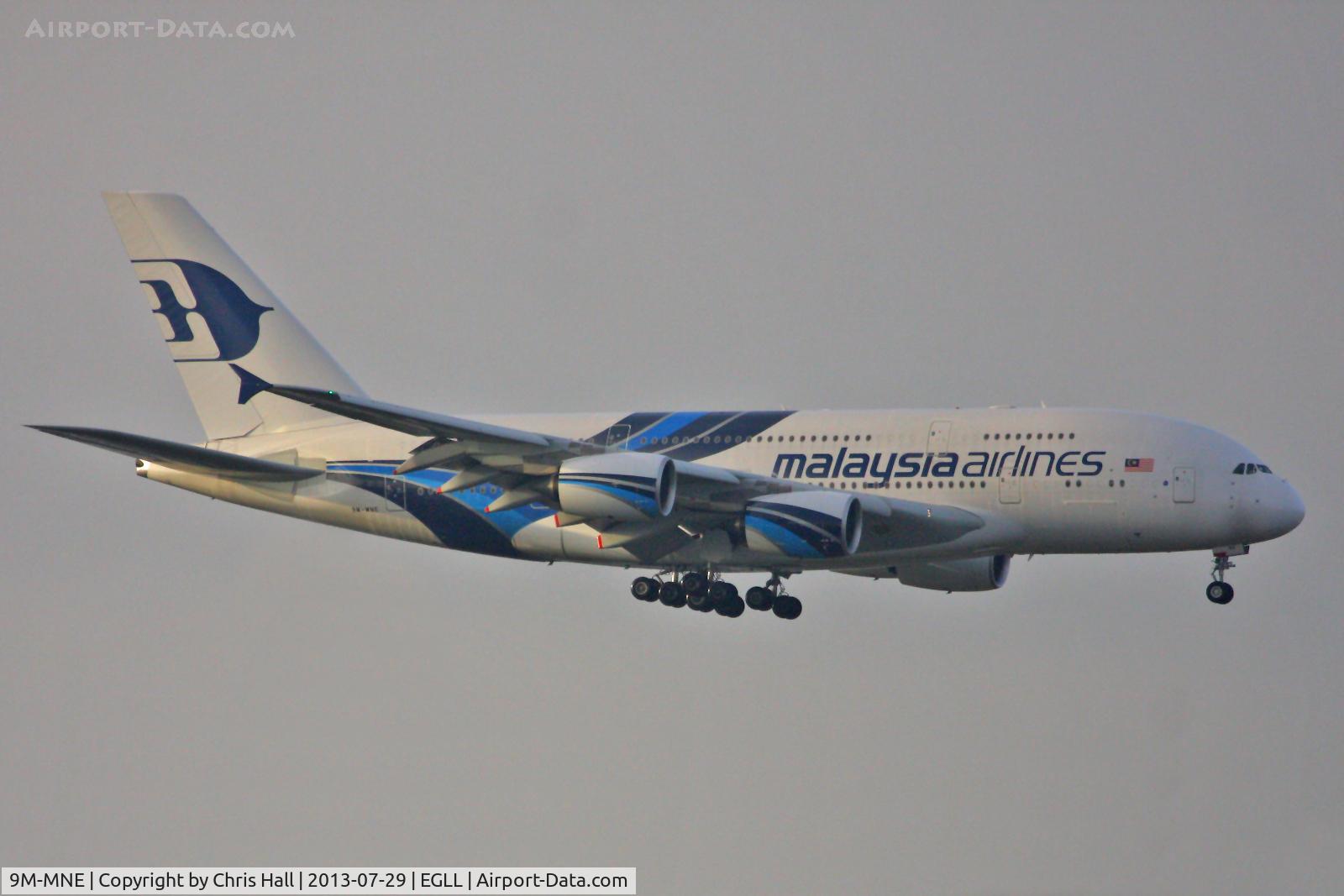 9M-MNE, 2012 Airbus A380-841 C/N 094, Malaysia Airlines