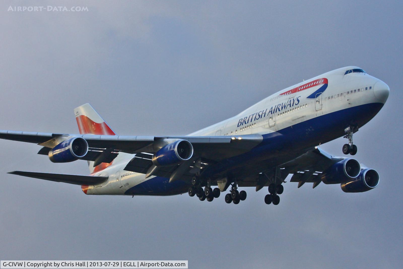 G-CIVW, 1998 Boeing 747-436 C/N 25822, British Airways
