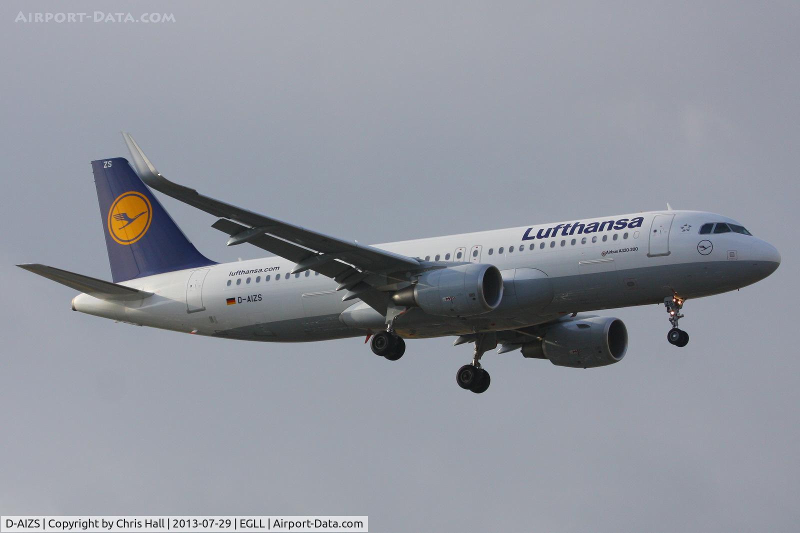 D-AIZS, 2013 Airbus A320-214 C/N 5557, Lufthansa