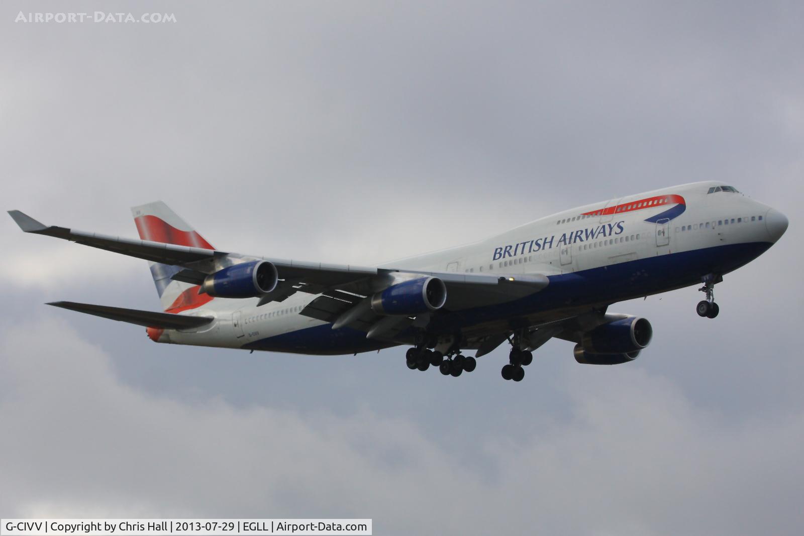 G-CIVV, 1998 Boeing 747-436 C/N 25819, British Airways